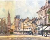 Postkarte Rheinstraße 1916