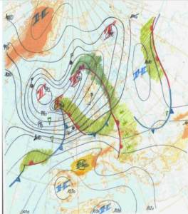 Großwetterlage Trog über Mitteleuropa