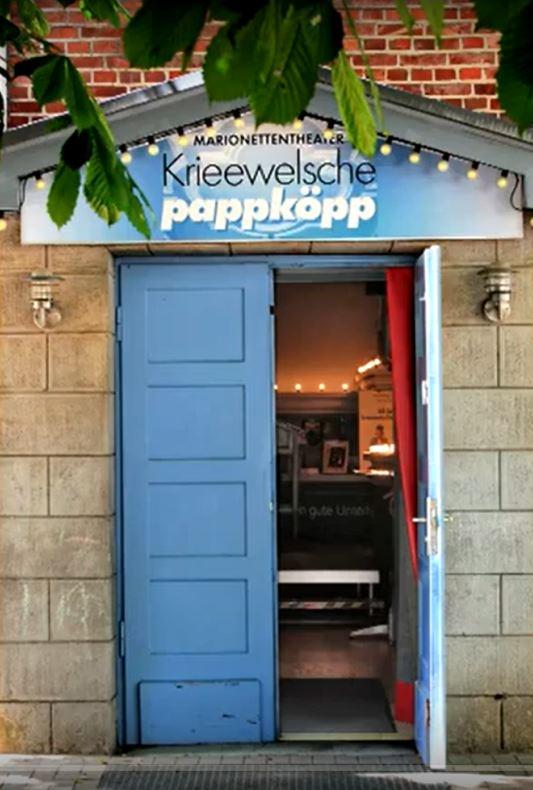 Krieewelsch_Pappköpp_Theater-Eingang Eingang Theater Krieewelsch Pappköpp Krefeld
