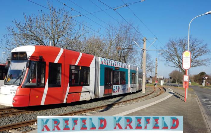 Jubiläumsbahn Haltestelle Elfrather Mühle