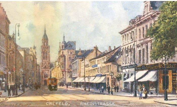 Postkarte Rheinstraße 1916