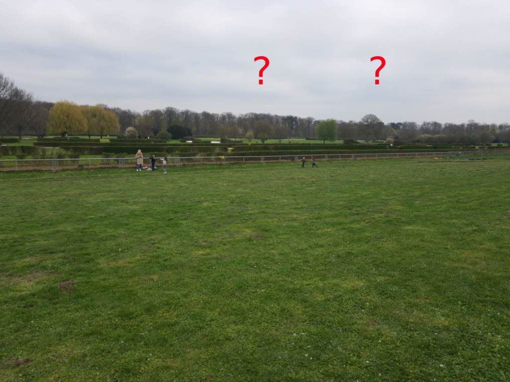 Rennbahn Krefeld. Leer