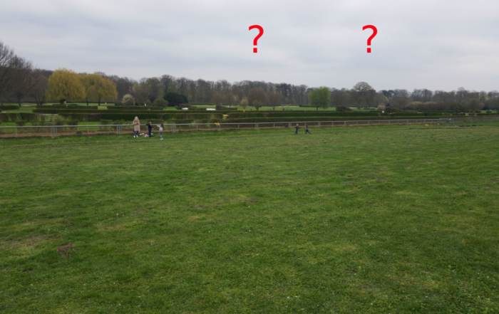 Rennbahn Krefeld. Leer