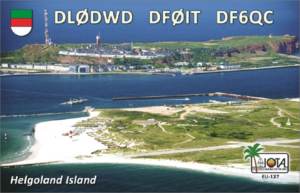 QSL-Karte Helgoland