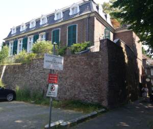 Mauerrest der Burg Krakau in der Bogenstraße