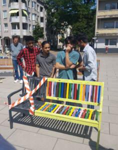 Schulprojekt Toleranzbank des Moltkegymnasiums