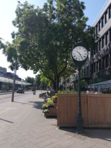 Rheinstraße "Unter der Uhr" in den 70er Jahren