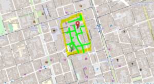 Crevelt von 1678 auf dem Stadtplan von 2023