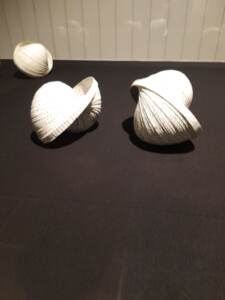 Ausstellung Fiber Art: Muscheln - Papier